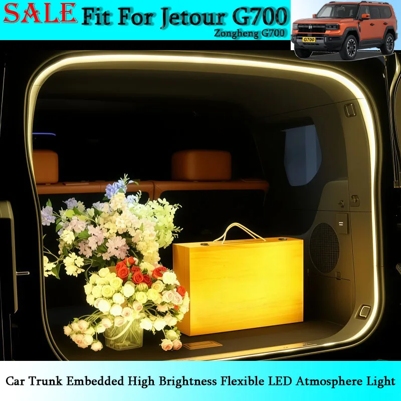 Fit for Jetour Zongheng G700 Car Trunk Embedded High Brightness Flexible LED Atmosphere Light Automobile Interior Accessories
Fit for Jetour Zongheng G700 Car Trunk Embedded High Brightness Flexible LED Atmosphere Light Automobile Interior Accessories