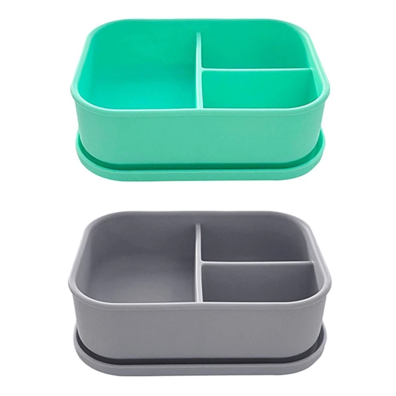 Silicone Lunch Box Food Grade Crisper Microwave Heating 3-Compartment Lunch Bento Box Office Student Kitchen Tableware,A Durable
Silicone Lunch Box Food Grade Crisper Microwave Heating 3-Compartment Lunch Bento Box Office Student Kitchen Tableware,A Durable