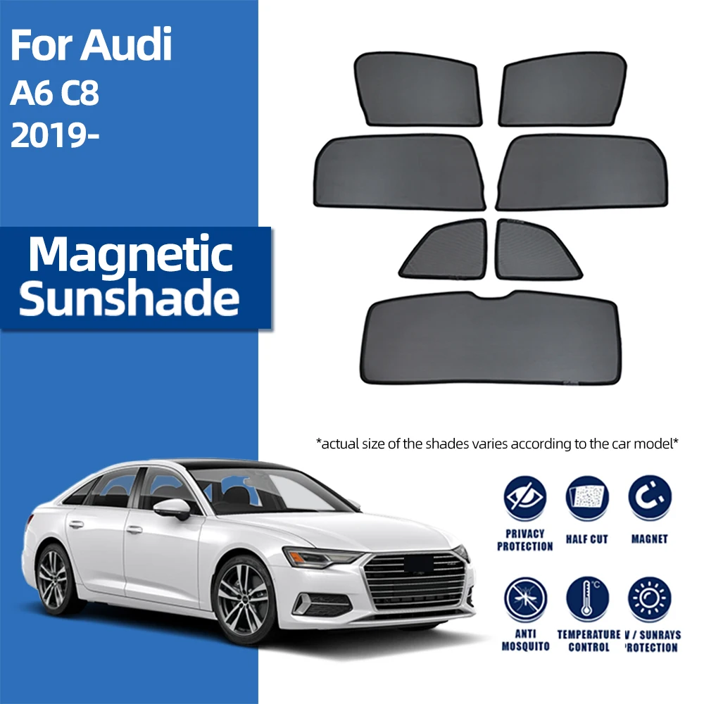 Магнитный автомобильный солнцезащитный козырек для Audi A6 C8 Sedan 2019-2022, переднее лобовое стекло, штора, задний детский козырек
Магнитный автомобильный солнцезащитный козырек для Audi A6 C8 Sedan 2019-2022, переднее лобовое стекло, штора, задний детский козырек