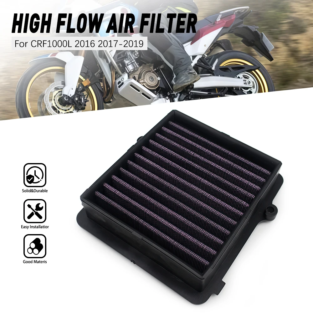 Для Honda CRF1000L Africa Twin ABS DCT 2016-2019 мотоциклетный воздушный фильтр, элементы очистителя на впуске
Для Honda CRF1000L Africa Twin ABS DCT 2016-2019 мотоциклетный воздушный фильтр, элементы очистителя на впуске