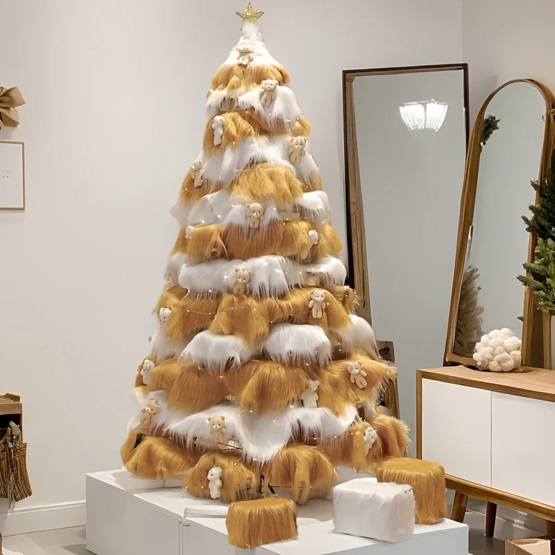 Large DIY luminous plush Christmas tree ornament new winter atmosphere shooting props Christmas daily necessities
Large DIY luminous plush Christmas tree ornament new winter atmosphere shooting props Christmas daily necessities