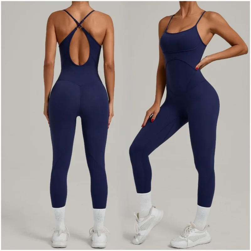 Women's Seamless Yoga Bodysuit - Adjustable Cross Straps & Booty-Lifting Tight-Fit Outfit Gym Running Fitness Workout Outfit
Women's Seamless Yoga Bodysuit - Adjustable Cross Straps & Booty-Lifting Tight-Fit Outfit Gym Running Fitness Workout Outfit
