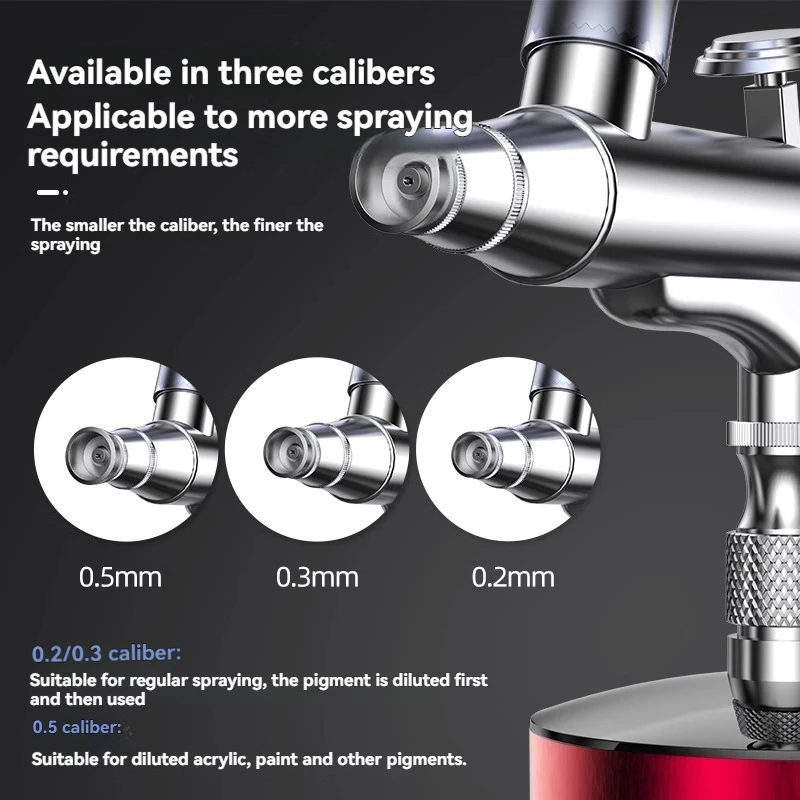 Acrylic Paint Airbrush, Electric Spray Gun, For Painting Models, Hand-painting, Nail Art, And Body Painting.
Acrylic Paint Airbrush, Electric Spray Gun, For Painting Models, Hand-painting, Nail Art, And Body Painting.