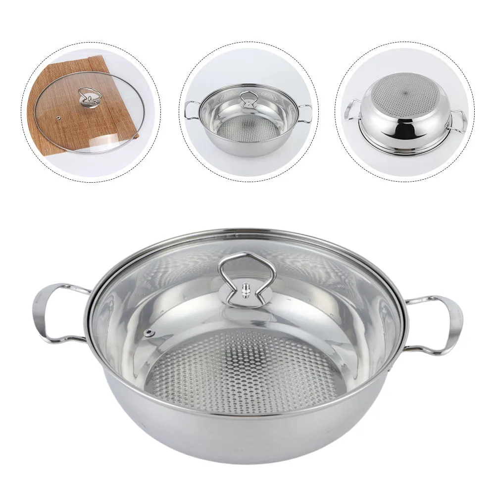 1pc Stainless Steel Hot Large Capacity Pot Family Gathering Fast Heat Conduction Thickened Bottom Soup Pot Kitchen
1pc Stainless Steel Hot Large Capacity Pot Family Gathering Fast Heat Conduction Thickened Bottom Soup Pot Kitchen