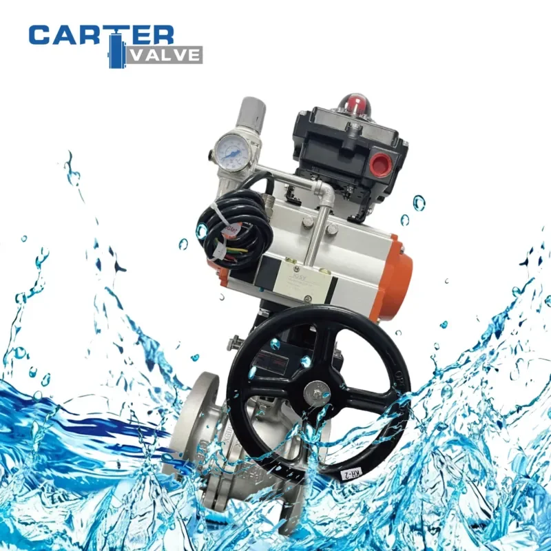 Pneumatic Flanged Ball Valve OEM Cast Steel/SS/F46 PTFE Lined On-off/4-20mA Modulating Floating Ball Water Oil
Pneumatic Flanged Ball Valve OEM Cast Steel/SS/F46 PTFE Lined On-off/4-20mA Modulating Floating Ball Water Oil
