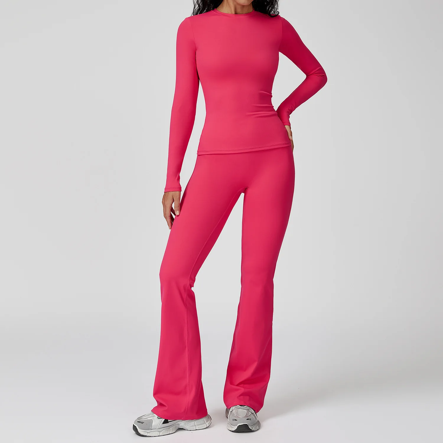 2PCS Yoga Suit Women Tracksuit Sports Set Gym Set Running Workout Clothes Long Sleeve Sports Bra Athletic Wear Yoga Clothing
2PCS Yoga Suit Women Tracksuit Sports Set Gym Set Running Workout Clothes Long Sleeve Sports Bra Athletic Wear Yoga Clothing