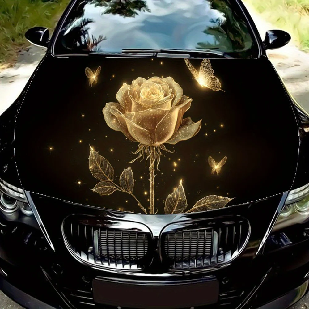 Golden and splendid roses print,car hood stickers,PVC waterproof Self adhesive car hood sticker,car hood decoration protection s
Golden and splendid roses print,car hood stickers,PVC waterproof Self adhesive car hood sticker,car hood decoration protection s