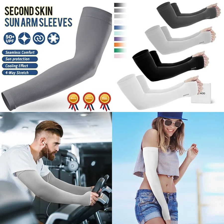 Sun Protection Cooling Arm Sleeves with s - Gardening Outdoors Sports Workouts Sunscreen Arm Sleeves
Sun Protection Cooling Arm Sleeves with s - Gardening Outdoors Sports Workouts Sunscreen Arm Sleeves