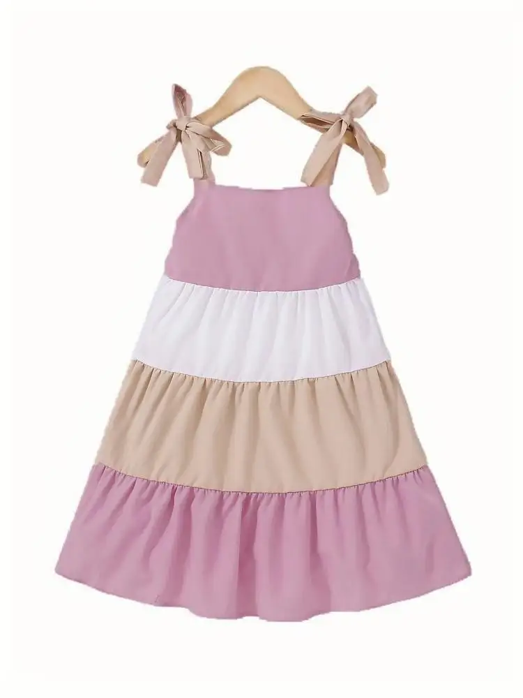 2024 Summer Girls Cute Pink Sleeveless Strap Top+Pink Bow Casual Shorts Set
2024 Summer Girls Cute Pink Sleeveless Strap Top+Pink Bow Casual Shorts Set