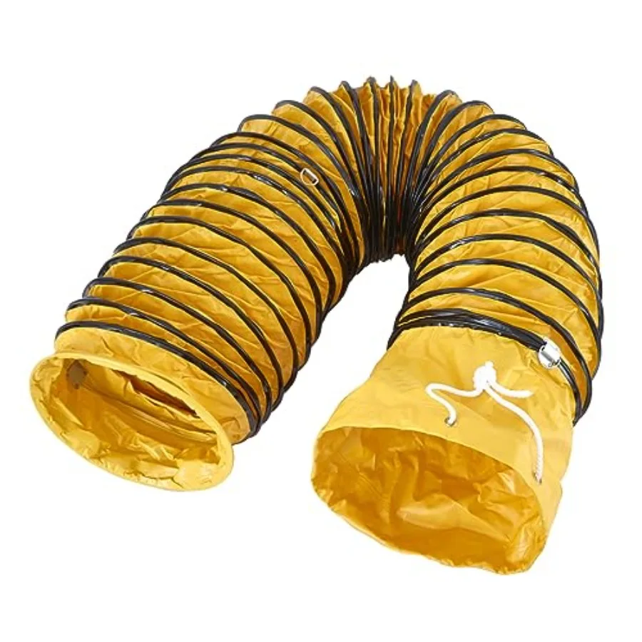 16Feet PVC Fleible Duct Pipe with S Hook and Steel Support HAVC Ducting for ch Ventilator Utility Blower Fan and Ehaust Fan
16Feet PVC Fleible Duct Pipe with S Hook and Steel Support HAVC Ducting for ch Ventilator Utility Blower Fan and Ehaust Fan