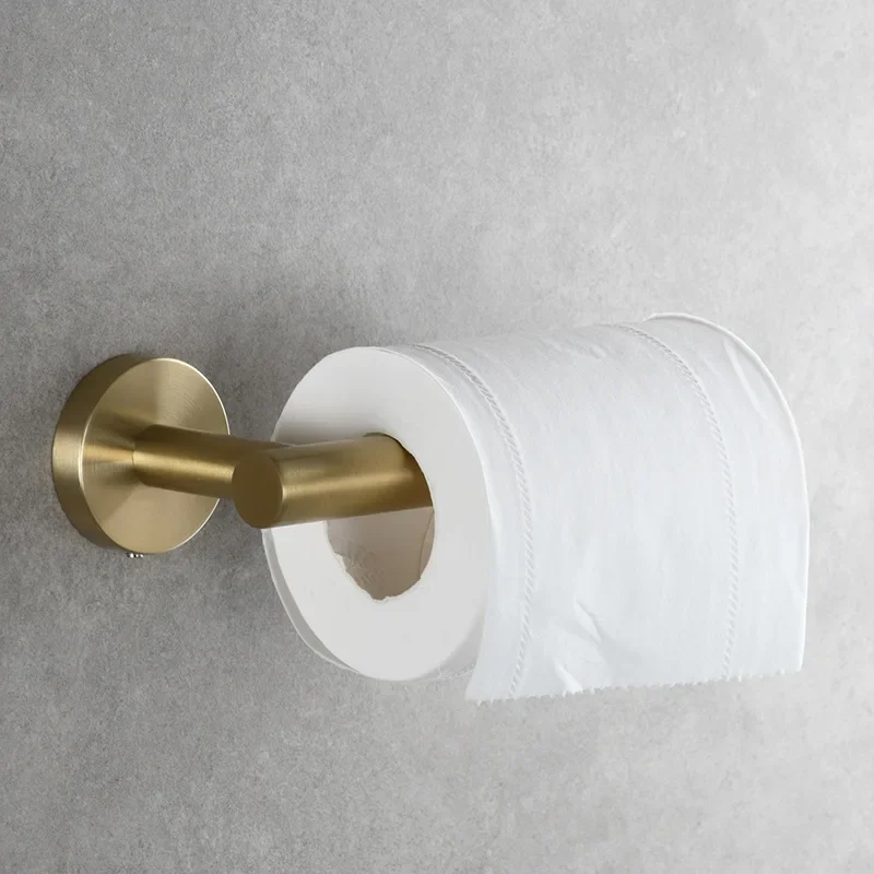 Brushed Gold 304 Stainless Steel Bathroom Paper Towel Holder Wall Mounted Toilet Roll Holder Toilet Paper Holder Tissue Box
Brushed Gold 304 Stainless Steel Bathroom Paper Towel Holder Wall Mounted Toilet Roll Holder Toilet Paper Holder Tissue Box