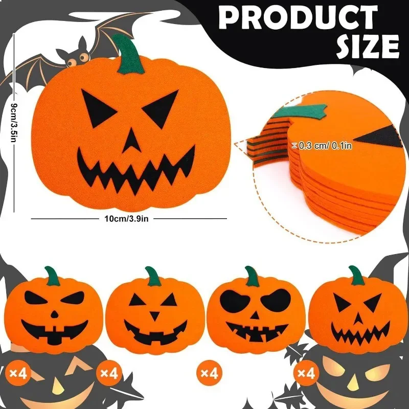 6PCS Halloween Pumpkin Shaped Felt Coasters Set Heat Resistant Handmade Suitable For Home Kitchen And Office
6PCS Halloween Pumpkin Shaped Felt Coasters Set Heat Resistant Handmade Suitable For Home Kitchen And Office