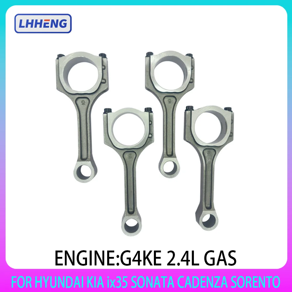 4-piece connecting rod Set kit For G4KE Hyundai KIA Santa Tucson Optima 2.4 L4 GAS 2.4 L T 2007-2021
4-piece connecting rod Set kit For G4KE Hyundai KIA Santa Tucson Optima 2.4 L4 GAS 2.4 L T 2007-2021