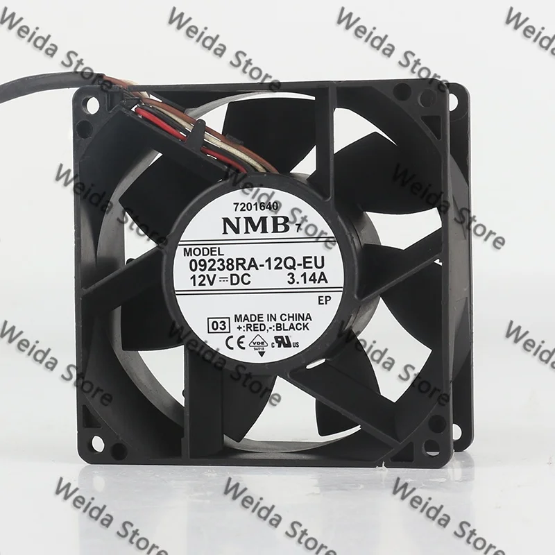 New original NMB 5V 24V 48V 9038 90X90X38MM four-wire Cabinet Inverter Chassis 09238RA-12Q-EU cooling fan DC 12V 3.14A
New original NMB 5V 24V 48V 9038 90X90X38MM four-wire Cabinet Inverter Chassis 09238RA-12Q-EU cooling fan DC 12V 3.14A