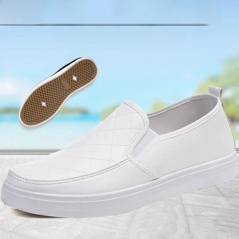 Men's Nurse Shoes Waterproof Casual Comfortable Work Shoes Anti-slip Flat Bottom Hospital Care Shoes Easy to Wear round Toe
Men's Nurse Shoes Waterproof Casual Comfortable Work Shoes Anti-slip Flat Bottom Hospital Care Shoes Easy to Wear round Toe