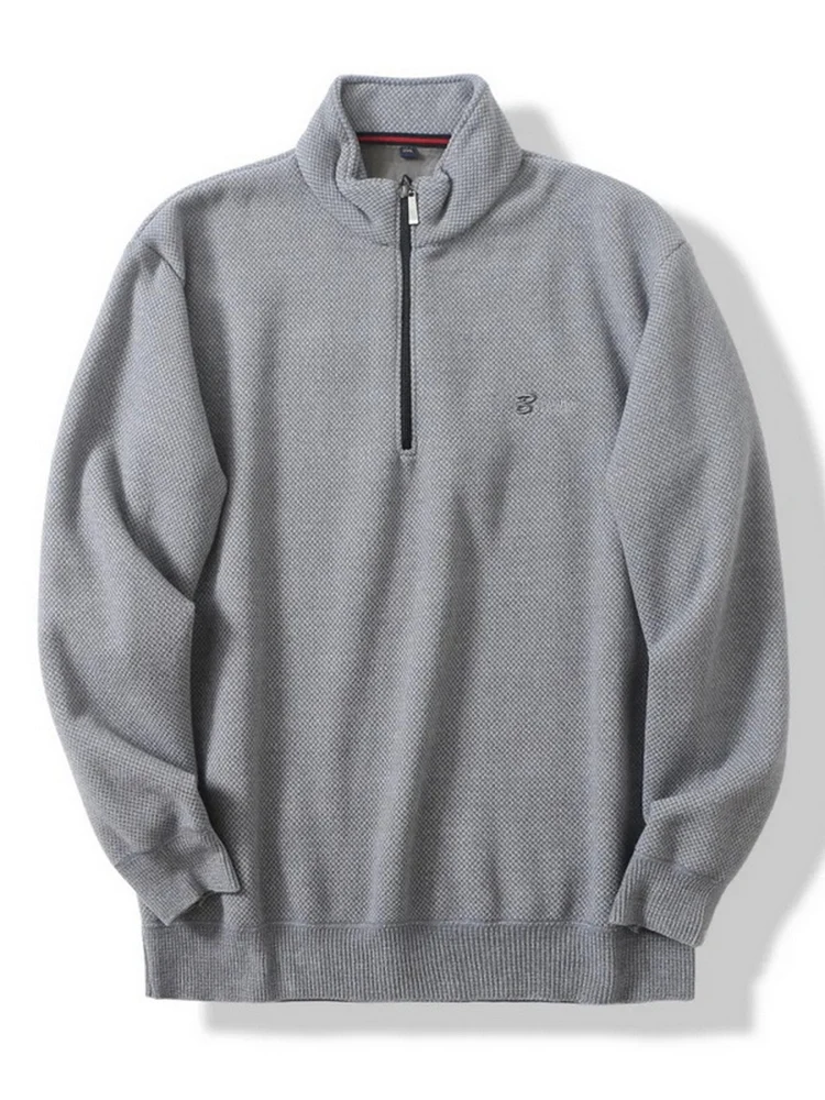 Утепленный мужской свитер на молнии с воротником-стойкой, теплый вязаный верхний слой, повседневный стиль, длинный рукав, для делового и повседневного образа
Утепленный мужской свитер на молнии с воротником-стойкой, теплый вязаный верхний слой, повседневный стиль, длинный рукав, для делового и повседневного образа