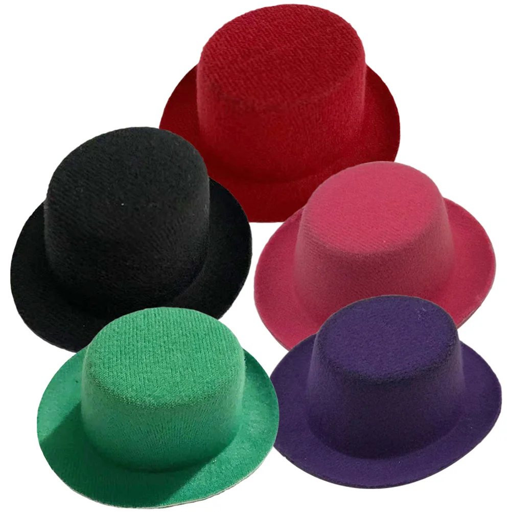 5 Pcs Mini Top Hat Hats DIY Miniature Accessories Styling Replaceable Eva Delicate Tiny Cute Decorations Cosplay
5 Pcs Mini Top Hat Hats DIY Miniature Accessories Styling Replaceable Eva Delicate Tiny Cute Decorations Cosplay
