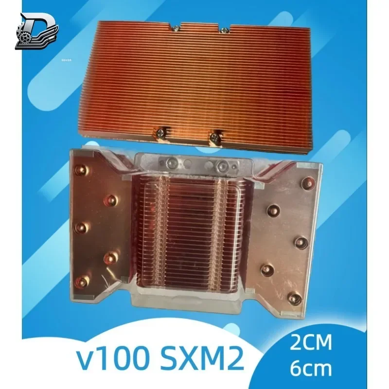All Copper V100 Graphics Card Heatsink 2U Industrial Machinery Cooling Radiator
All Copper V100 Graphics Card Heatsink 2U Industrial Machinery Cooling Radiator