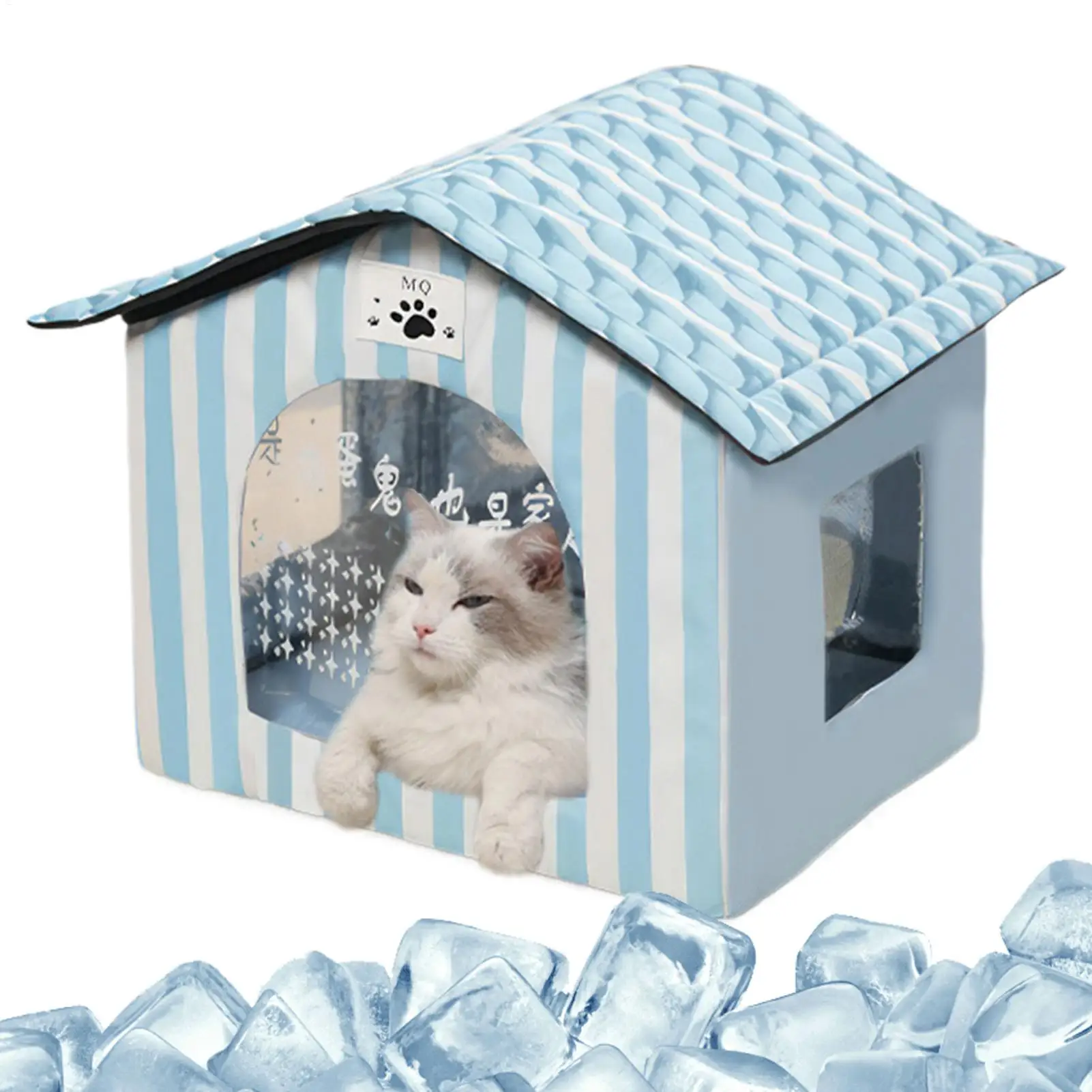 Cooling Pet House Insulated Outdoor Cat House With Ice Pack Pet Accessories For Courtyards Balconies Backyard Living Room Indoor
Cooling Pet House Insulated Outdoor Cat House With Ice Pack Pet Accessories For Courtyards Balconies Backyard Living Room Indoor