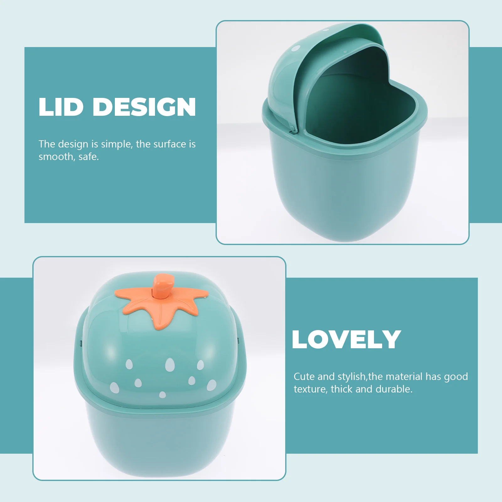 Mini Flip Type Trash Bin Sturdy PP Plastic Household Waste Basket Desktop Garbage Container for Kitchen Bedroom Bathroom
Mini Flip Type Trash Bin Sturdy PP Plastic Household Waste Basket Desktop Garbage Container for Kitchen Bedroom Bathroom