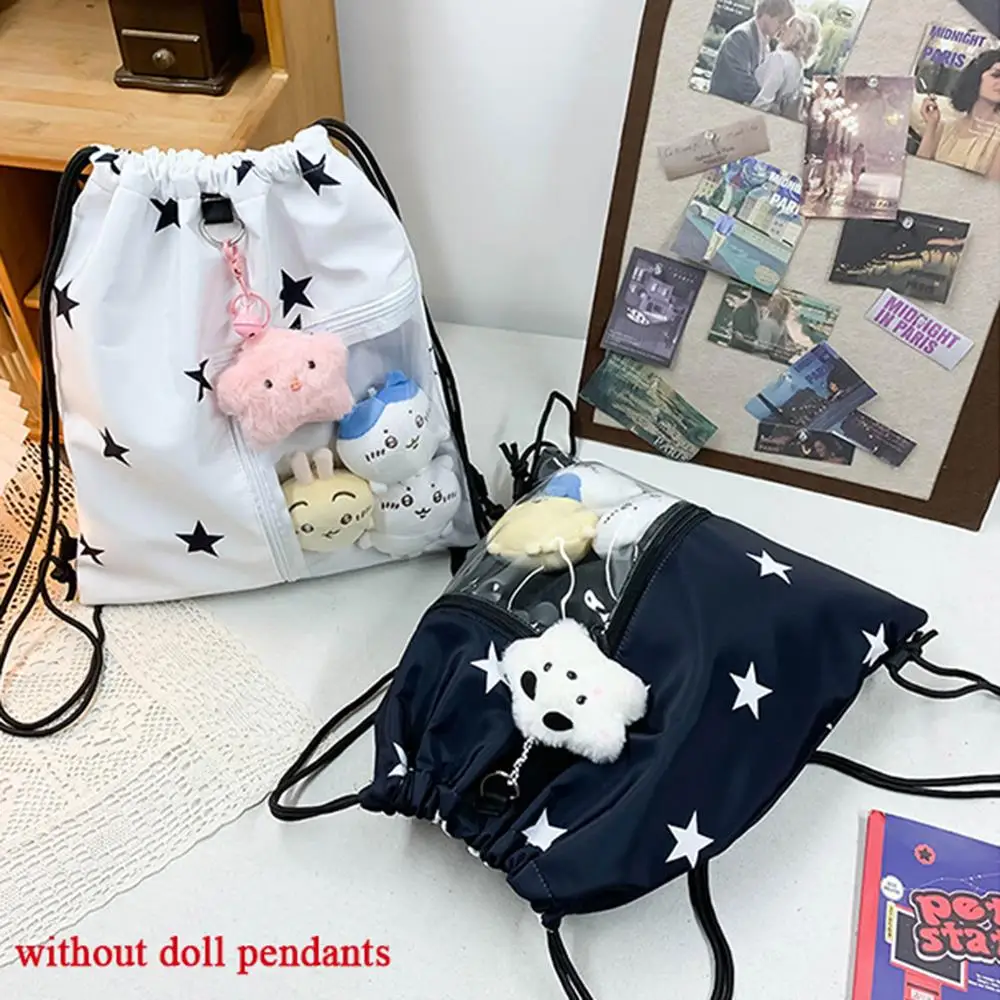 Soft Oulder Bag Backpack Star Print Large Capacity Draw Rope Bag Casual Wear Foldable For Youth Versatile Original White Bag
Soft Oulder Bag Backpack Star Print Large Capacity Draw Rope Bag Casual Wear Foldable For Youth Versatile Original White Bag