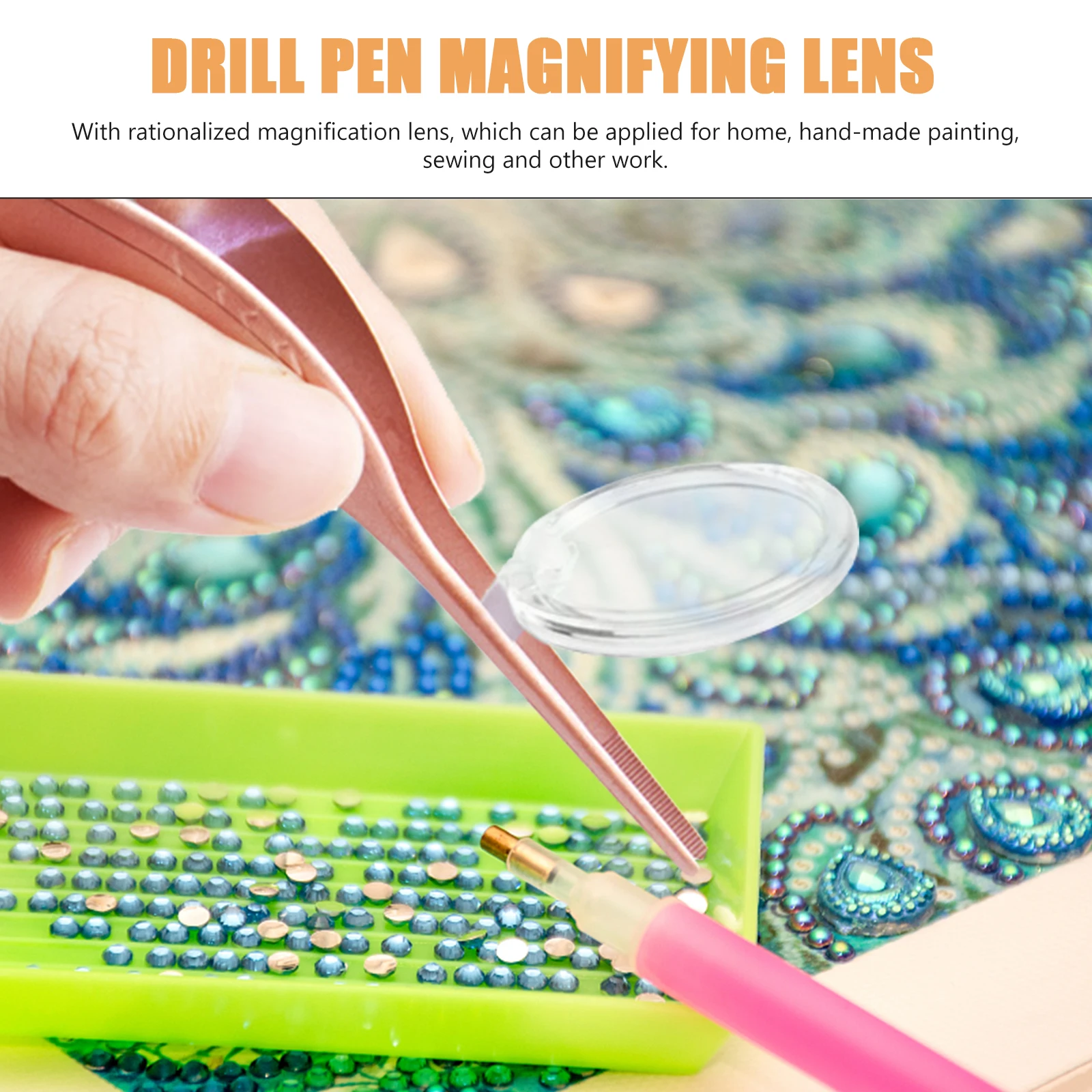 10pcs Point Drill Pen Holder Magnifier Portable Handheld Magnifying Glass for Painting Diamond Arts Embroidery Lens
10pcs Point Drill Pen Holder Magnifier Portable Handheld Magnifying Glass for Painting Diamond Arts Embroidery Lens
