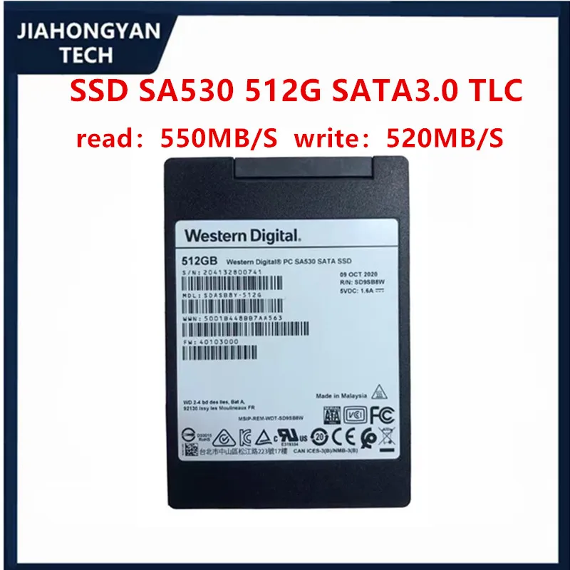 Original For WD West Digital SA530 512G 2.5 SATA3 notebook SSD desktop
Original For WD West Digital SA530 512G 2.5 SATA3 notebook SSD desktop