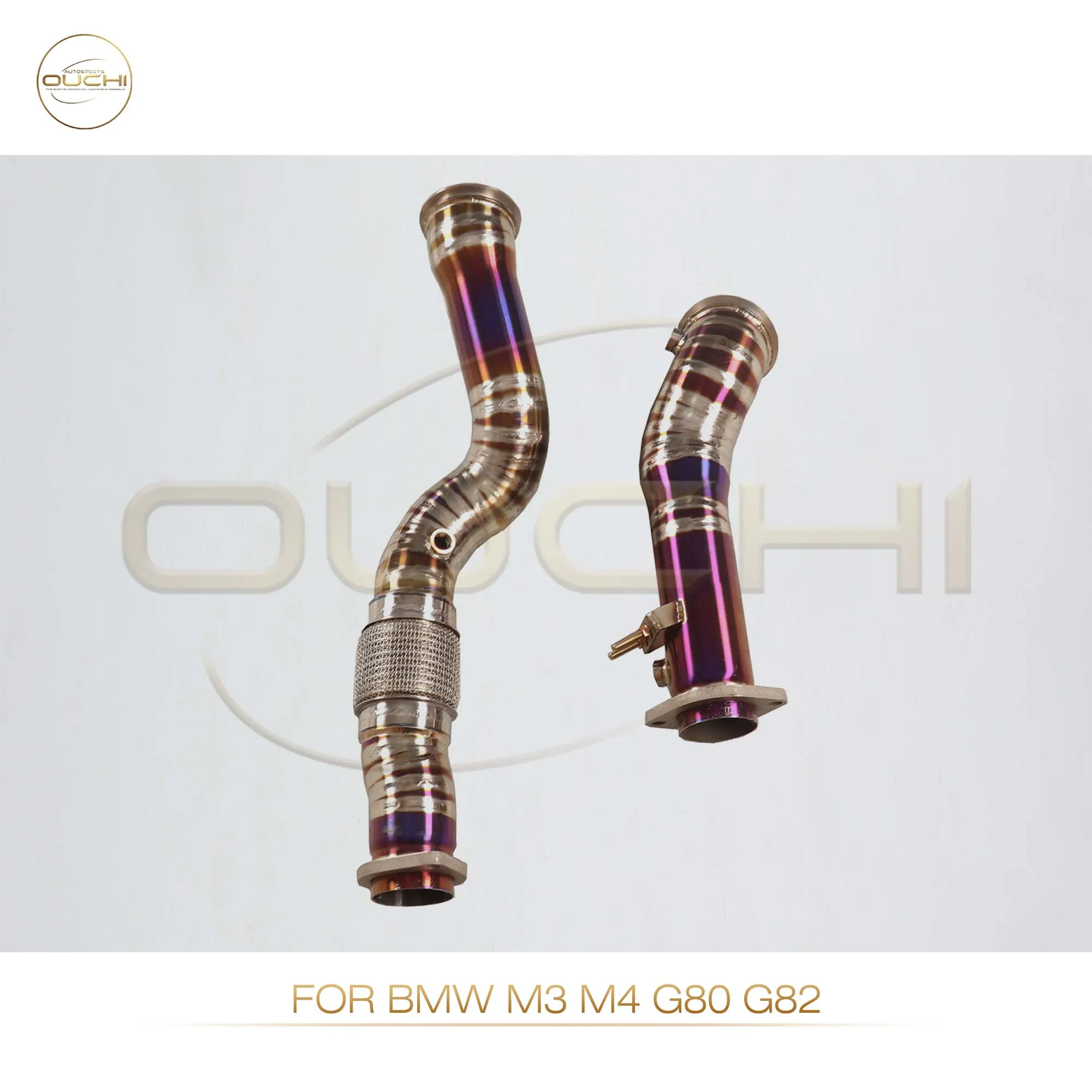 High Performance Downpipe for BMW M3 M4 G80 G82 OUCHI Titanium alloy Exhaust System car accessories without catalysis
High Performance Downpipe for BMW M3 M4 G80 G82 OUCHI Titanium alloy Exhaust System car accessories without catalysis