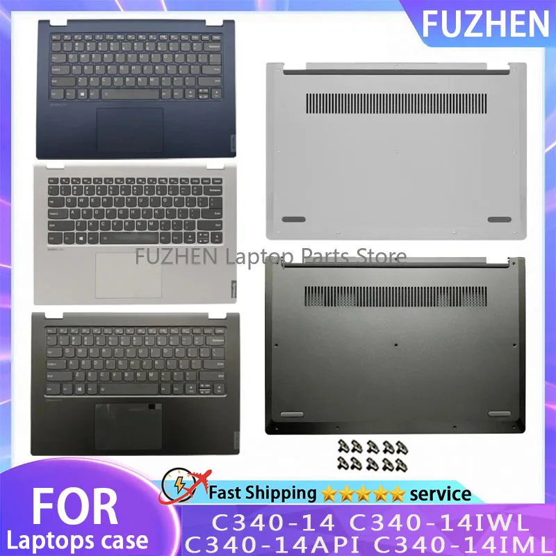 New For Lenovo IdeaPad C340-14 C340-14 API IWL IML Flex-14 Palm Pad Keyboard Bottom Cover Host Top Cover
New For Lenovo IdeaPad C340-14 C340-14 API IWL IML Flex-14 Palm Pad Keyboard Bottom Cover Host Top Cover
