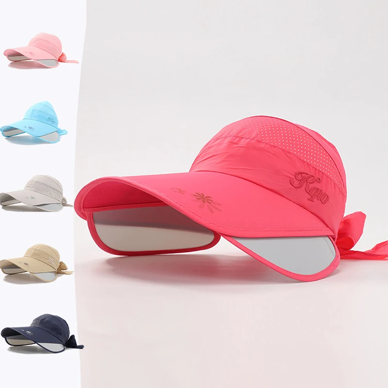 Summer Sun Visor Hat - Women Adjustable Golf Cap with Retractable Brim, UV Protection Beach/Tennis Sport Hat
Summer Sun Visor Hat - Women Adjustable Golf Cap with Retractable Brim, UV Protection Beach/Tennis Sport Hat
