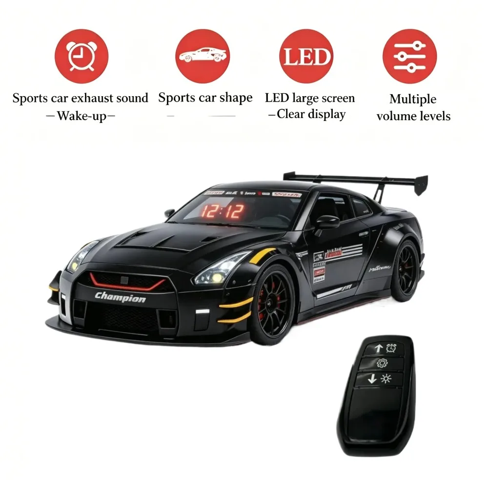 Hypercar Alarm Clock with Simulated Engine & Light Effects, Sports Car Decor Gift for Car Enthusiasts
Hypercar Alarm Clock with Simulated Engine & Light Effects, Sports Car Decor Gift for Car Enthusiasts
