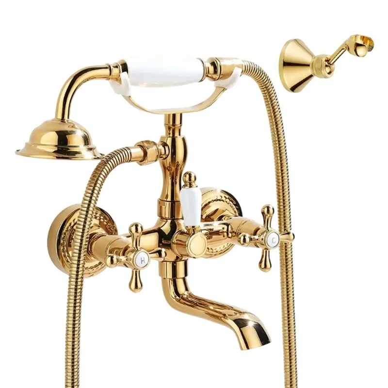 A23P Telephone Style Bathroom Bathtub Wall Mounted With Handshower Swive Tub Spout Model Nna204 Customer Demand Gold
A23P Telephone Style Bathroom Bathtub Wall Mounted With Handshower Swive Tub Spout Model Nna204 Customer Demand Gold