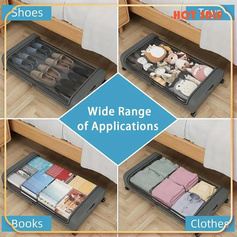ABFA Under Bed Storage Box With Wheels Under Bed Shoe Storage Box Rolling Under Bed Metal Drawer Stores Clothes And Toys
ABFA Under Bed Storage Box With Wheels Under Bed Shoe Storage Box Rolling Under Bed Metal Drawer Stores Clothes And Toys