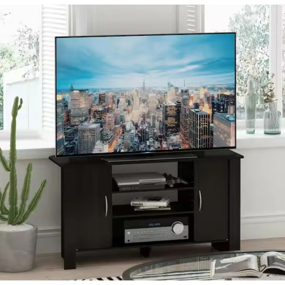 42 in. Wood TV Stand with 6 Drawer Fits TVs Up to 50 in. with Open Storage;It is easy to assemble, lightweight and space saving. 
42 in. Wood TV Stand with 6 Drawer Fits TVs Up to 50 in. with Open Storage;It is easy to assemble, lightweight and space saving.