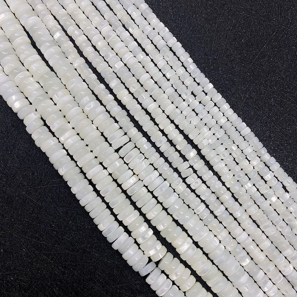 1 Strand 2x3mm 2x6mm 3x4mm Round Spacer Natural Freshwater Pearl Shell Loose Beads White Color DIY for Making Necklace Earrings
1 Strand 2x3mm 2x6mm 3x4mm Round Spacer Natural Freshwater Pearl Shell Loose Beads White Color DIY for Making Necklace Earrings