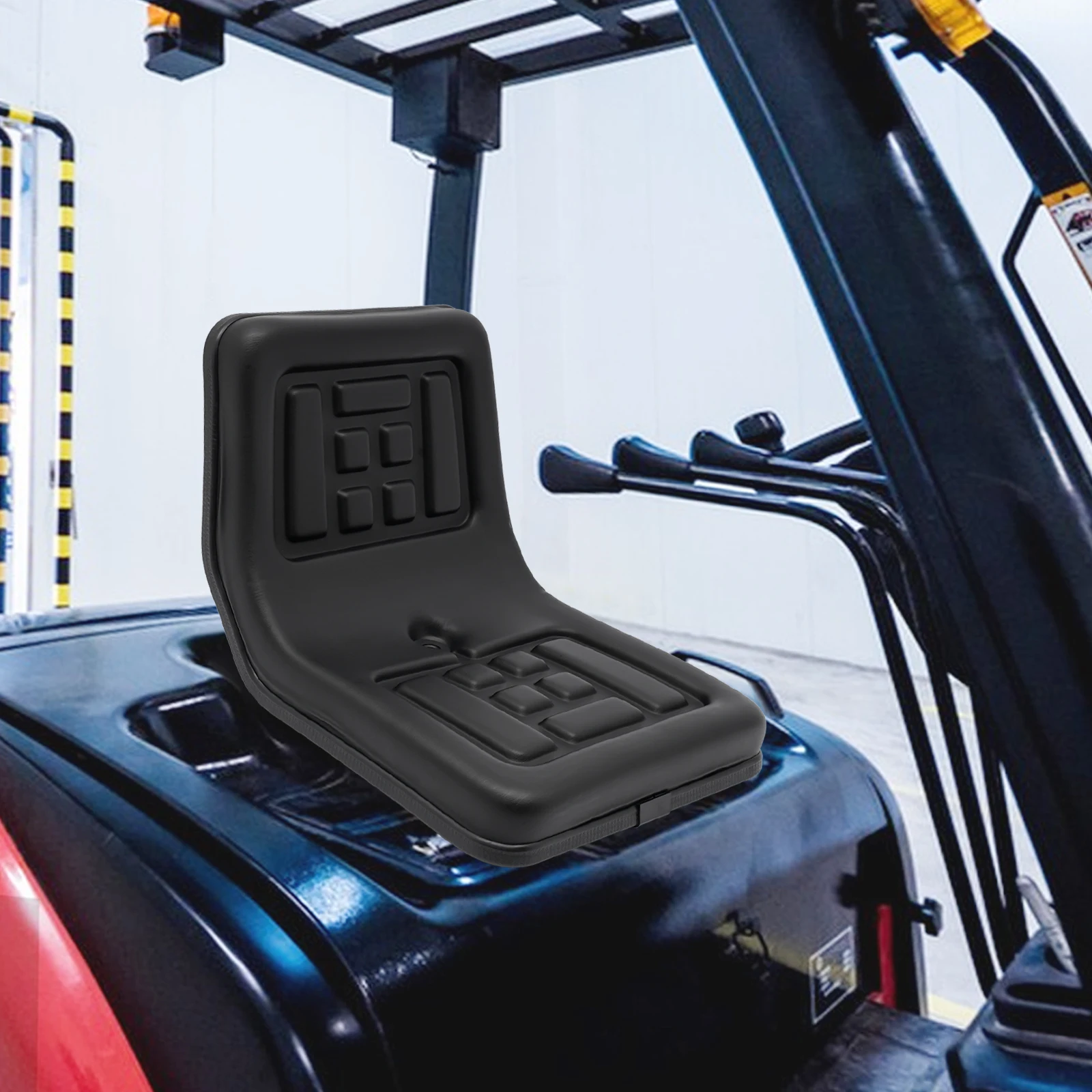 Черное универсальное сиденье для трактора, сиденье для вилочного погрузчика с регулируемым положением, удобное сиденье для газонокосилки из ПВХ, грузоподъемность 100 кг
Черное универсальное сиденье для трактора, сиденье для вилочного погрузчика с регулируемым положением, удобное сиденье для газонокосилки из ПВХ, грузоподъемность 100 кг