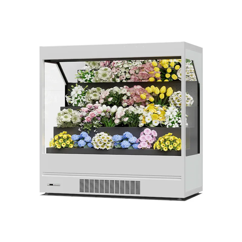 Open flower cabinet Air-cooled frost-free flower shop floral display cabinet Bouquet fresh-keeping cabinet Flower air curtain ca
Open flower cabinet Air-cooled frost-free flower shop floral display cabinet Bouquet fresh-keeping cabinet Flower air curtain ca