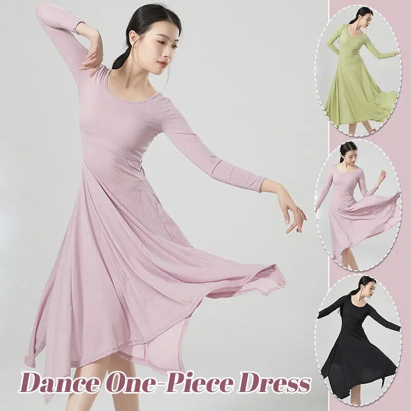 Dance Dress New Classical Dance Modern Dance Dress Solid Color Practice Dress Competition Performamnce Clothing Supplies
Dance Dress New Classical Dance Modern Dance Dress Solid Color Practice Dress Competition Performamnce Clothing Supplies