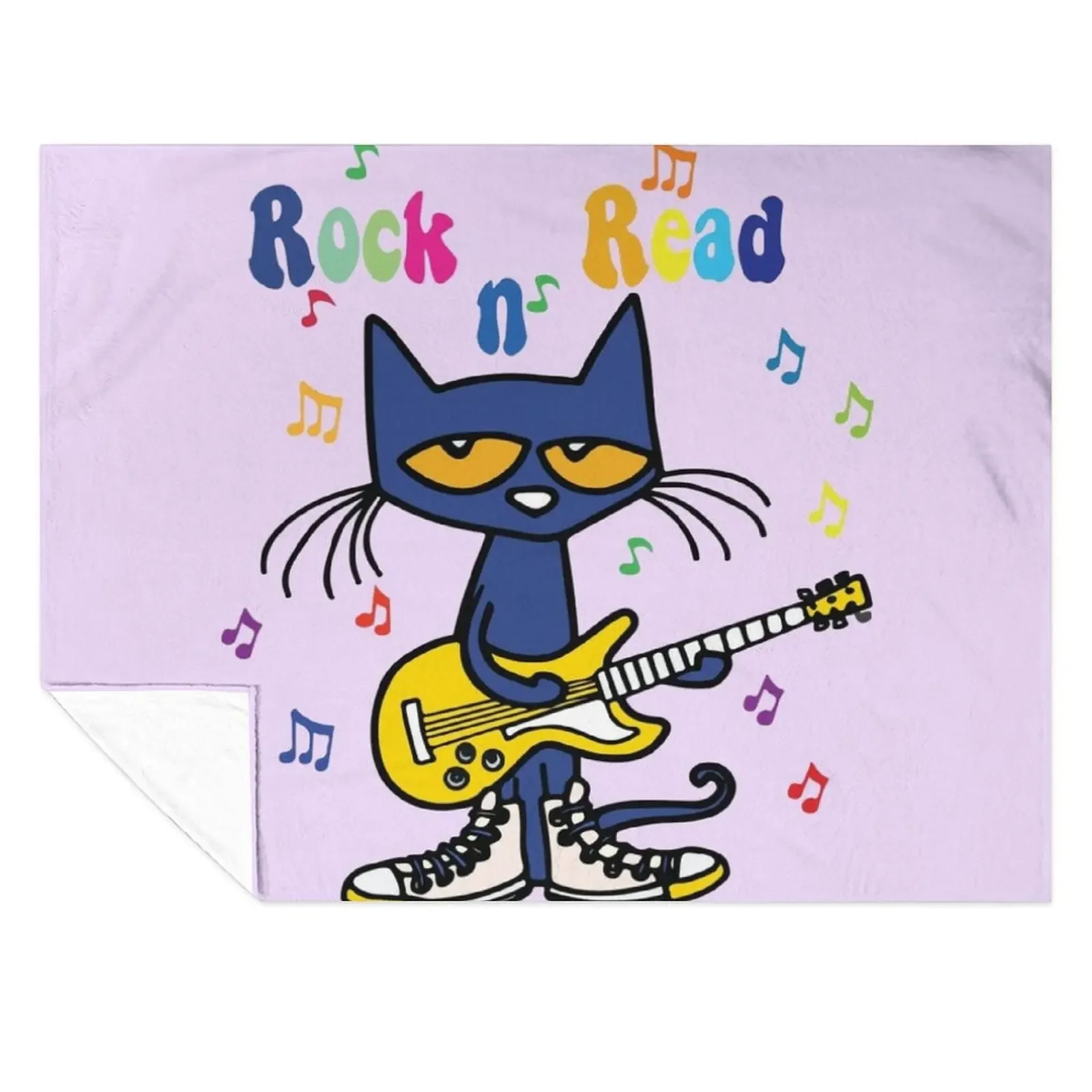 Rock and Read Pete the Cat with his yellow Guitar and white Shoes Throw Blanket Camping Blankets For Baby Nap Blankets
Rock and Read Pete the Cat with his yellow Guitar and white Shoes Throw Blanket Camping Blankets For Baby Nap Blankets