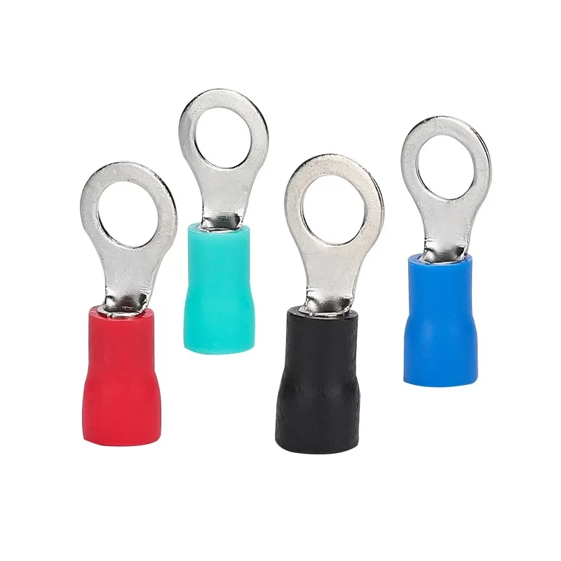 Round Insulated Crimp Terminals RV1.25/2/3.5-4/6 Ring electrical Wire Connector O-type Cold Press Terminal Cable End Connect Kit
Round Insulated Crimp Terminals RV1.25/2/3.5-4/6 Ring electrical Wire Connector O-type Cold Press Terminal Cable End Connect Kit