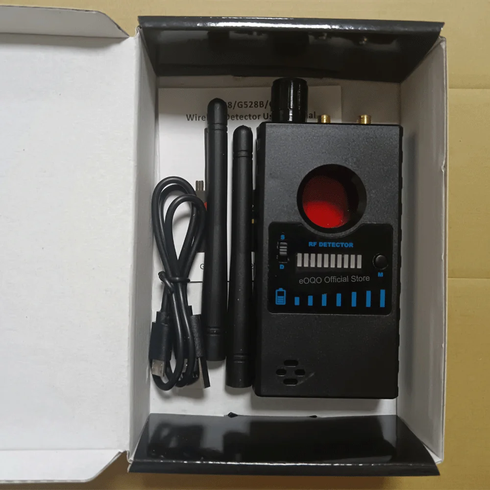 G528 Многофункциональный беспроводной детектор радиочастотных сигналов GSM аудио ошибка GPS объектив RF трекер сигнала обнаруживает радиоантискрытую камеру сканер
G528 Многофункциональный беспроводной детектор радиочастотных сигналов GSM аудио ошибка GPS объектив RF трекер сигнала обнаруживает радиоантискрытую камеру сканер
