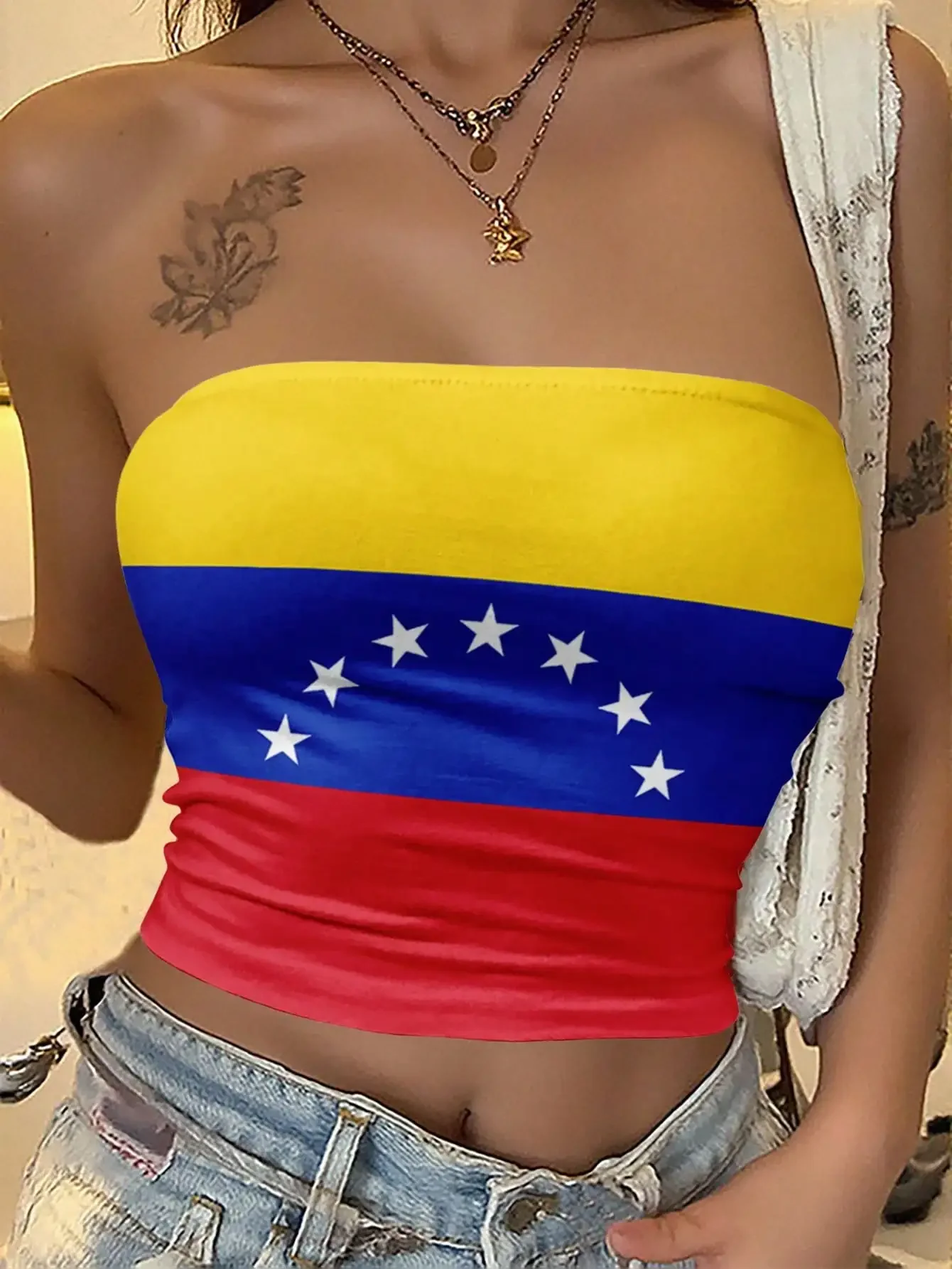 Women's Summer Tube Top, Puerto Rico Flag, World Cup bandeau top tops for women fishion
Women's Summer Tube Top, Puerto Rico Flag, World Cup bandeau top tops for women fishion