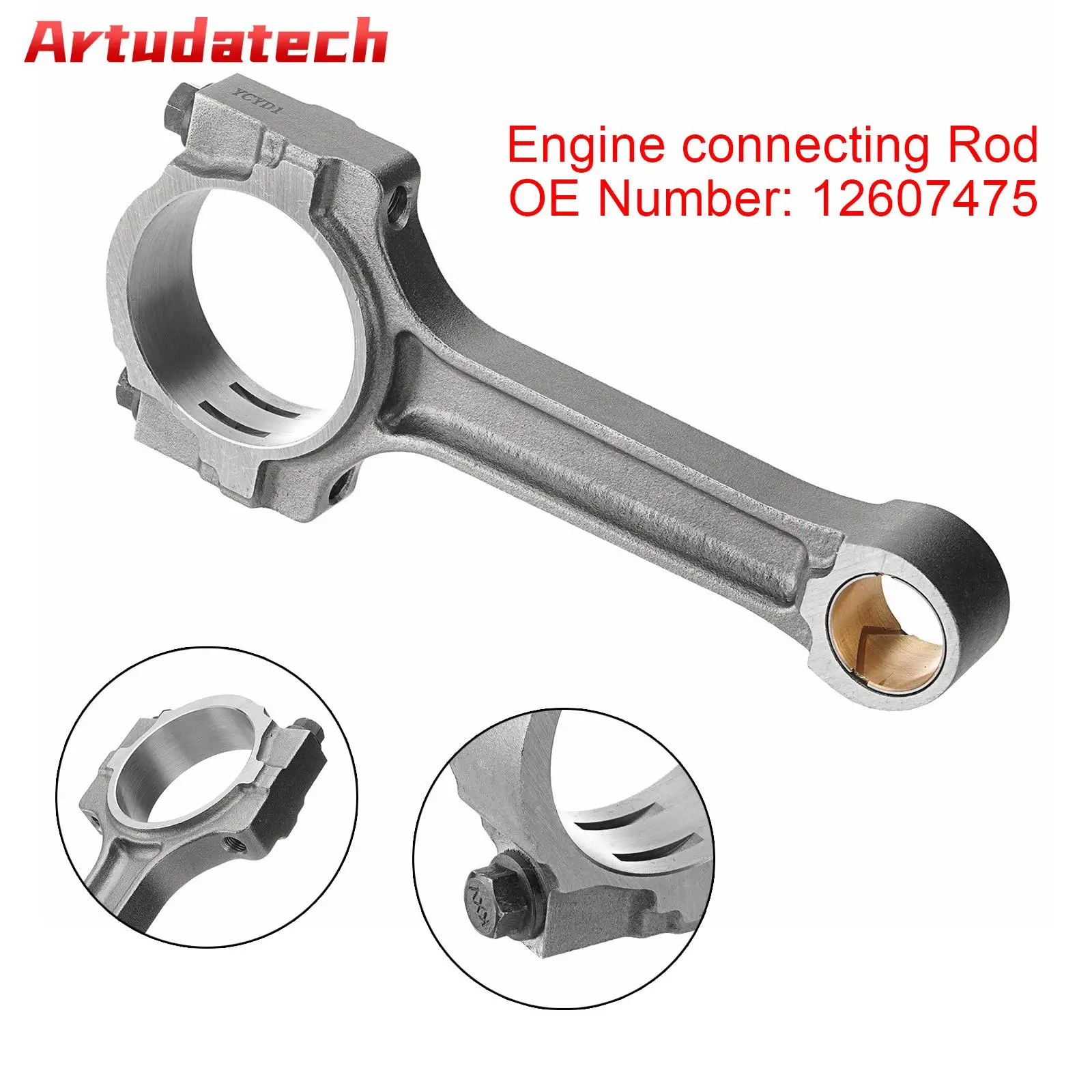 Artudatech Engine Floating Pin Connecting Rod 12607475 For GM 5.3L 6.0L 6.2L LS2 LS3 Gen IV
Artudatech Engine Floating Pin Connecting Rod 12607475 For GM 5.3L 6.0L 6.2L LS2 LS3 Gen IV