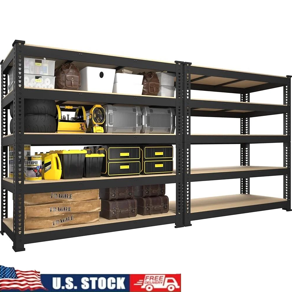 5 Tier Heavy Duty Storage Shelves Adjustable Metal Shelving Unit Garage Pantry Warehouse Easy Assembly Sturdy Design
5 Tier Heavy Duty Storage Shelves Adjustable Metal Shelving Unit Garage Pantry Warehouse Easy Assembly Sturdy Design