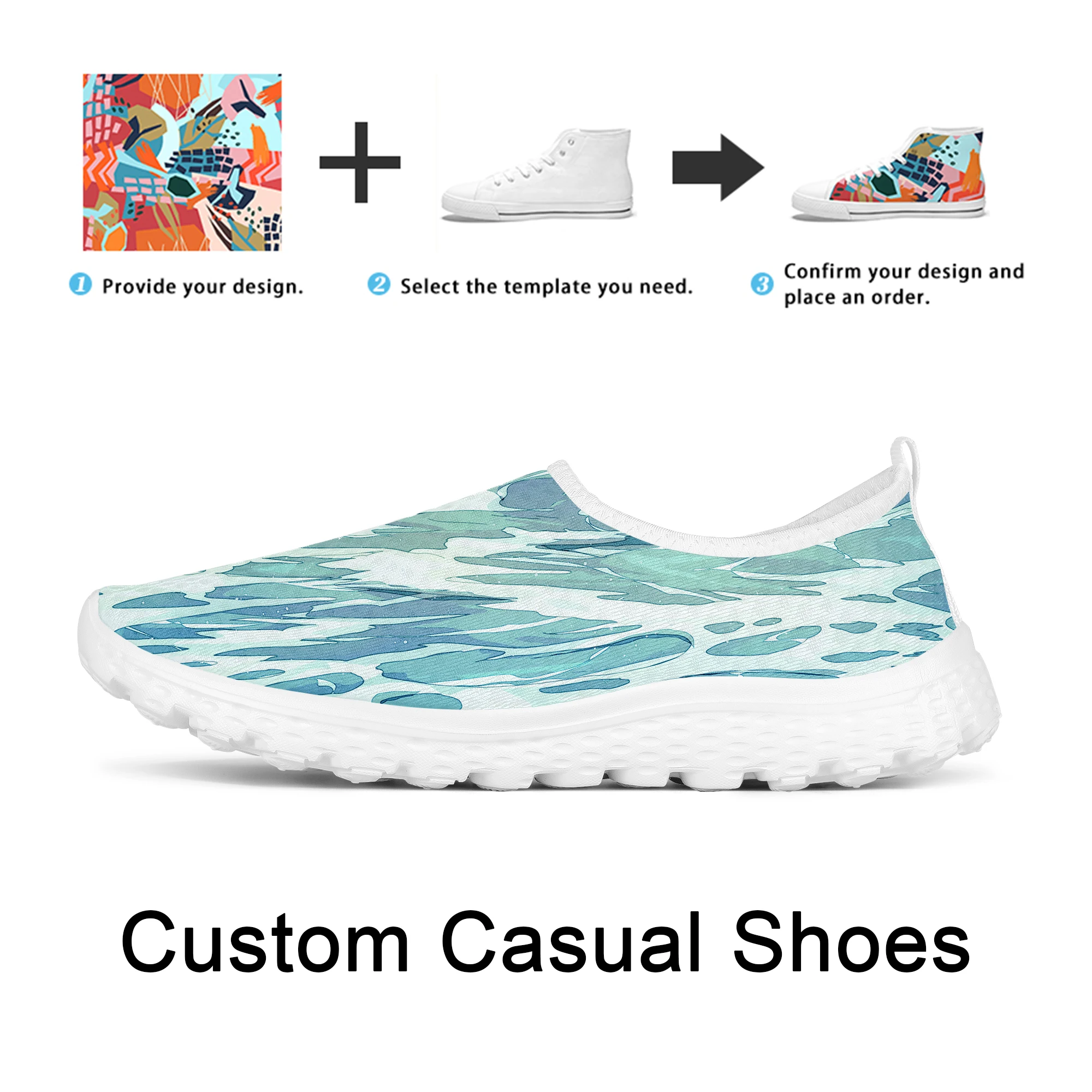 Custom Shoes Men's Sneakers Comfortable Breathable Mesh Fabric Basketball Shoes Print Picture DIY Personalized Casual Shoe
Custom Shoes Men's Sneakers Comfortable Breathable Mesh Fabric Basketball Shoes Print Picture DIY Personalized Casual Shoe