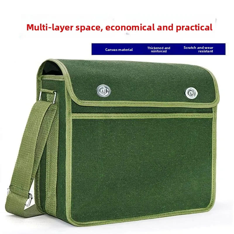 Thickened Canvas Labor Protection Tool Bag Electrician Hardware Masonry Bag Special Woodworking Storage Pouch for Constructio...
Thickened Canvas Labor Protection Tool Bag Electrician Hardware Masonry Bag Special Woodworking Storage Pouch for Constructio...