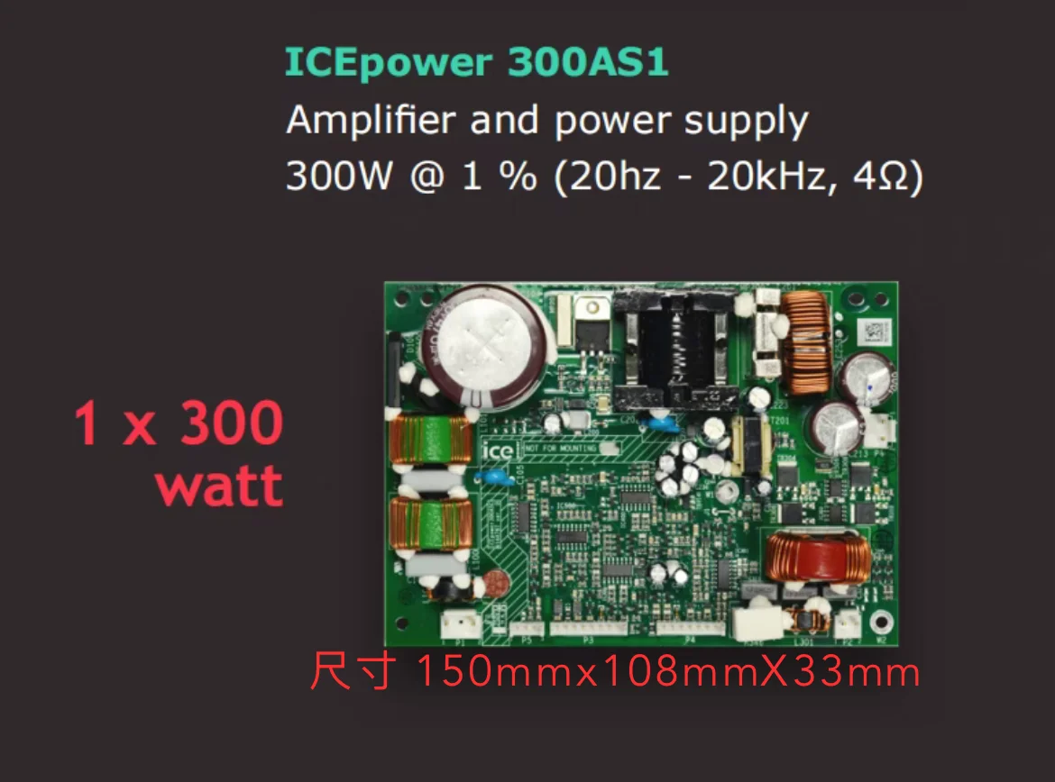 Оригинальный датский усилитель мощности ICEPOWER 300AS1, модуль HIFI, монофоническая плата усилителя мощности.
Оригинальный датский усилитель мощности ICEPOWER 300AS1, модуль HIFI, монофоническая плата усилителя мощности.