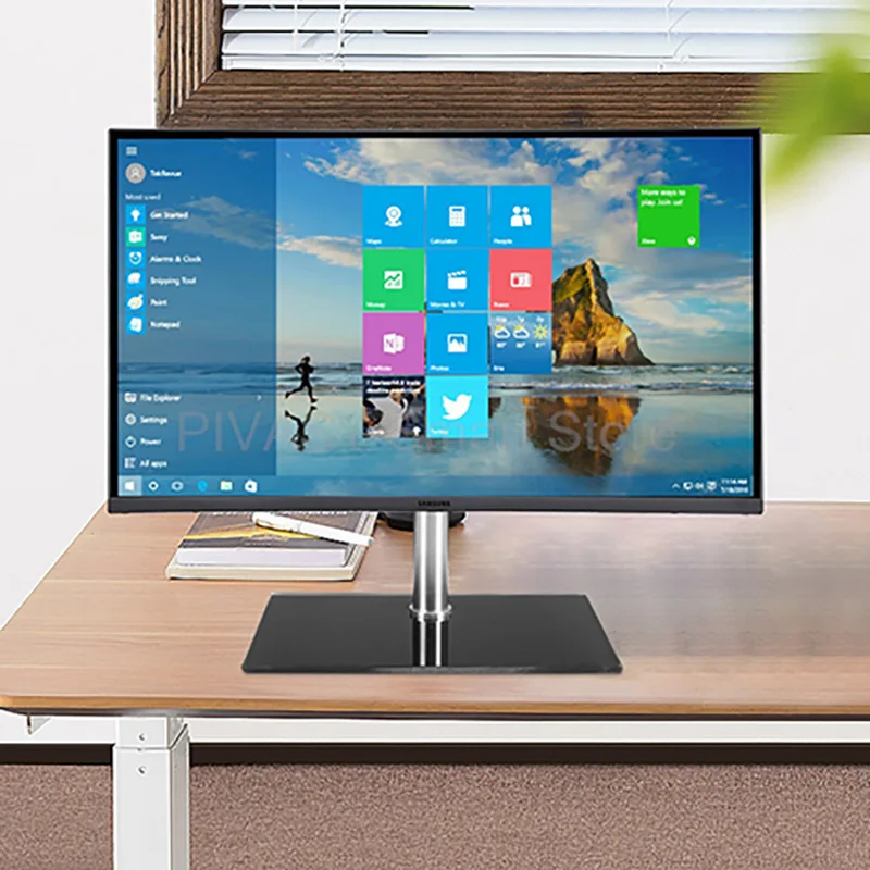 Universal Monitor Stand for 14-32 Inch Screen 360° Rotation Height Adjustable Tempered Glass Base Desktop Mount Multi-Functional
Universal Monitor Stand for 14-32 Inch Screen 360° Rotation Height Adjustable Tempered Glass Base Desktop Mount Multi-Functional