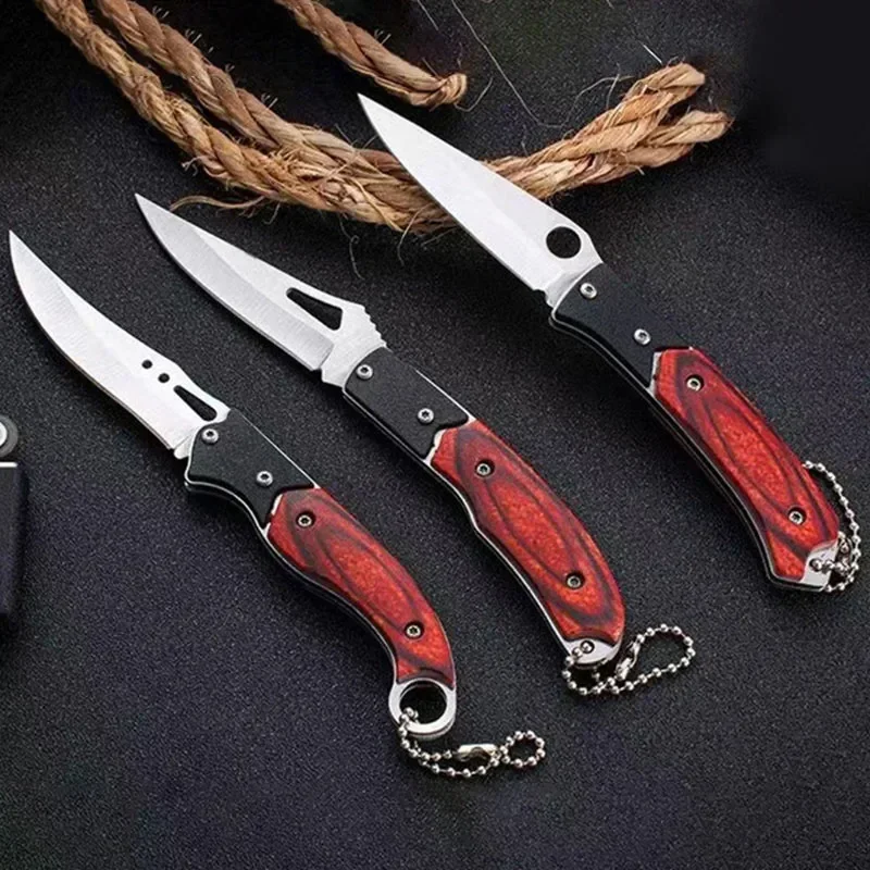 Outdoor Portable Redwood Handle Folding Knife High Quality Stainless Steel Unpacking Express Knife EDC Hunting Survival Tool
Outdoor Portable Redwood Handle Folding Knife High Quality Stainless Steel Unpacking Express Knife EDC Hunting Survival Tool