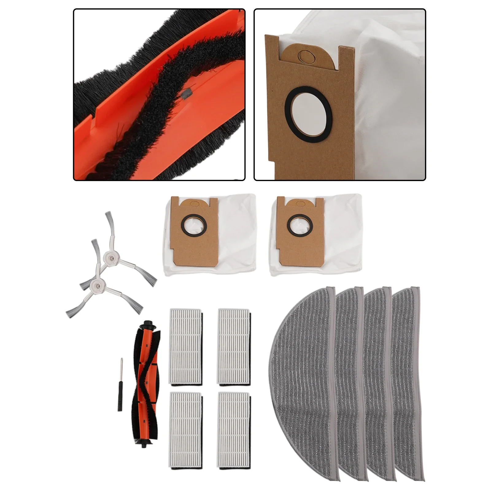 Sweeper Accessories Kit Vacuum Parts Vacuum Cleaner Side Brush Vacuum Cleaner Parts Dust Bags Filter Main Brush
Sweeper Accessories Kit Vacuum Parts Vacuum Cleaner Side Brush Vacuum Cleaner Parts Dust Bags Filter Main Brush